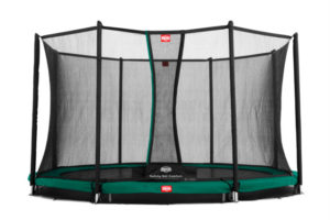 BERG Trampolin Inground Favorit 430 mit Sicherheitsnetz Comfort