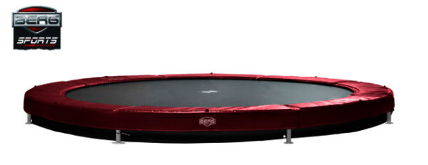 Berg Trampolin Sports Inground Elite rot 330